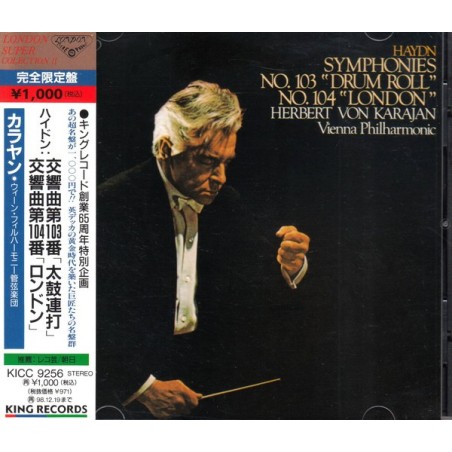 HAYDN - Karajan - Symphonie n°103 en ré majeur Hob.I:103 'Drum roll' (Ro import Japon..